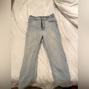 Express jeans light wash